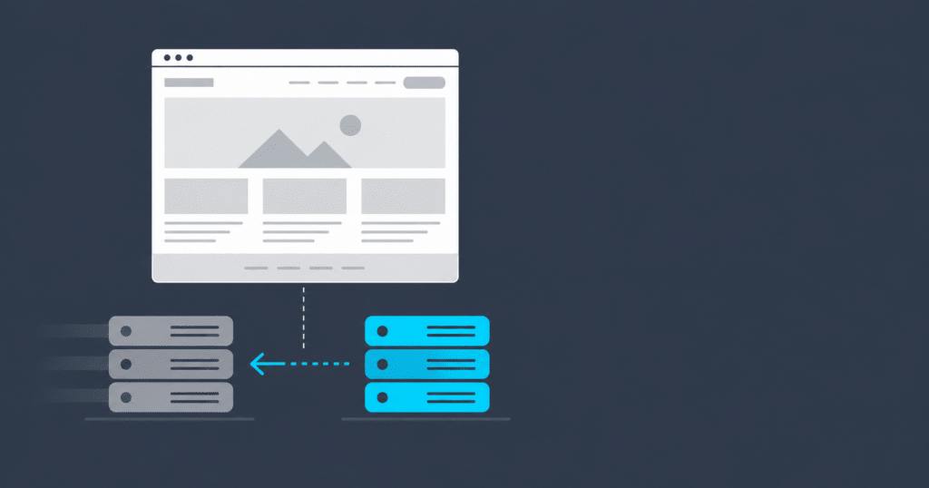 CMS replatforming: same website design moved to a new content management system