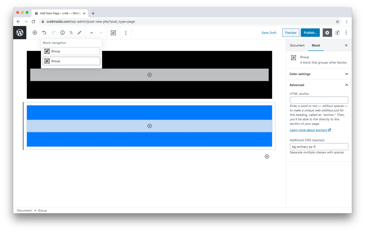 Augmenting the WordPress Block Editor with Bootstrap Utilities - cre8
