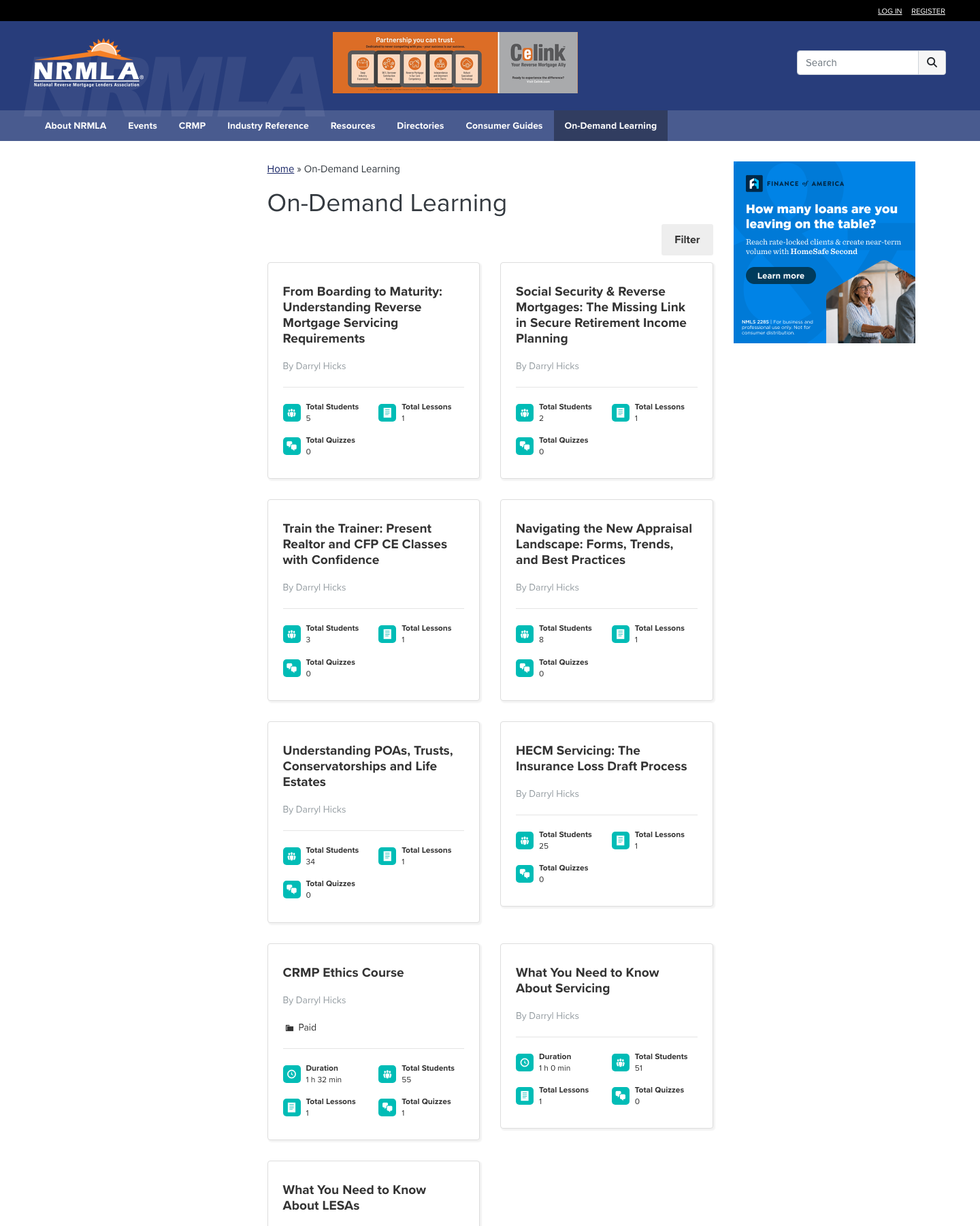 On-Demand Learning: CRMP courses on LearnDash