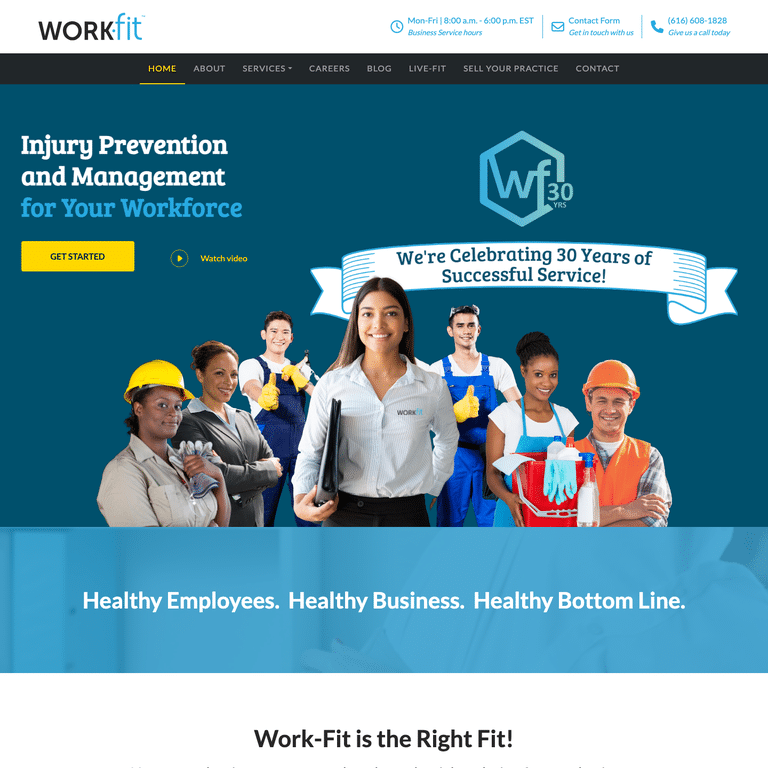 Work-Fit project tile